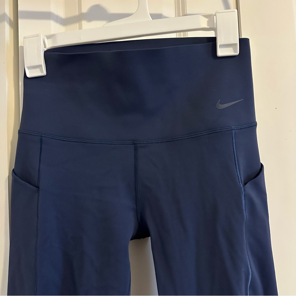 Nike Navy High Waisted Universa Dri-Fit Leggings